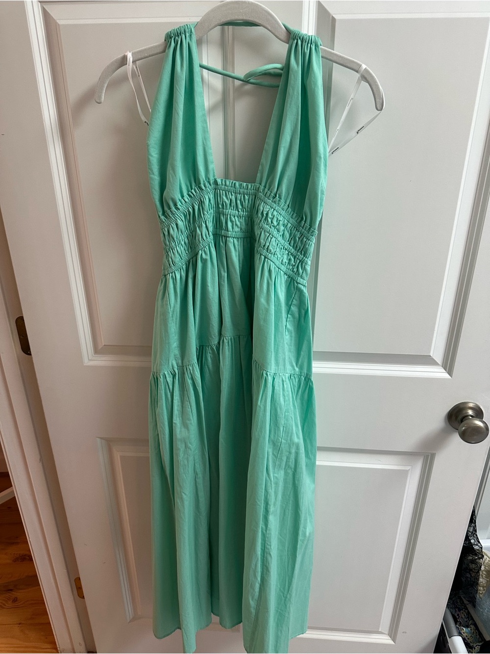 MINKPINK Smocked Halter Maxi Dress